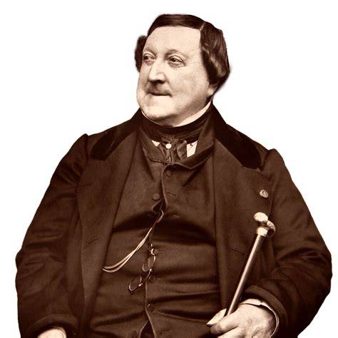 Gioachino Rossini portretas ir operos partitūra