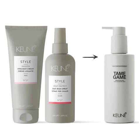 Keune Style Straight plaukų tiesinimo kremas